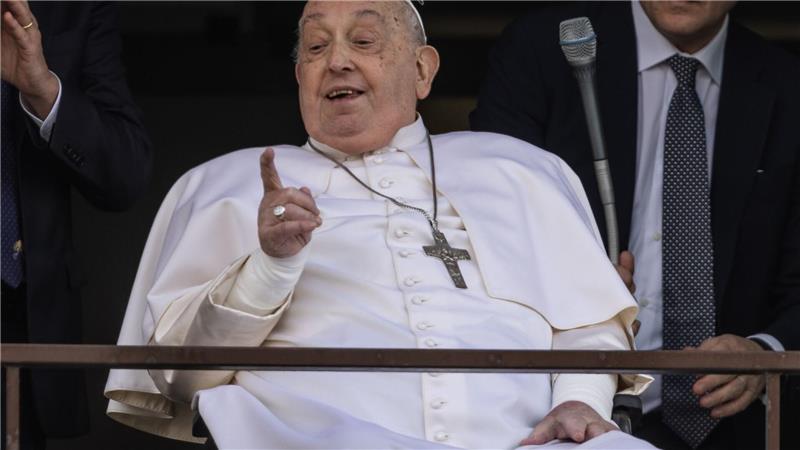 Papst nach fünf Wochen zurück im Vatikan Der Papst bedankt sich für die Unterstützung aus aller Welt.