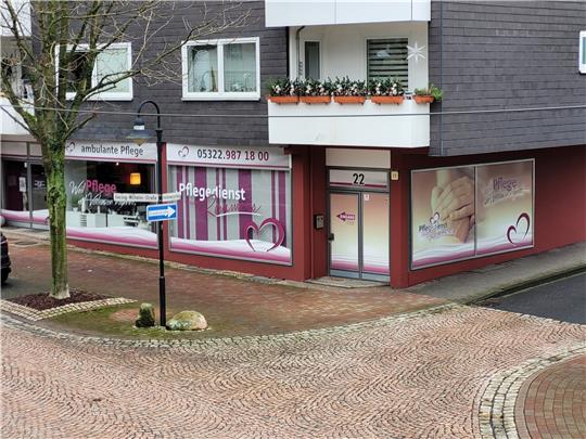 Der Pflegedienst Remmers hat seinen Standort in der unteren Herzog-Wilhelm-Straße. Foto: Exner