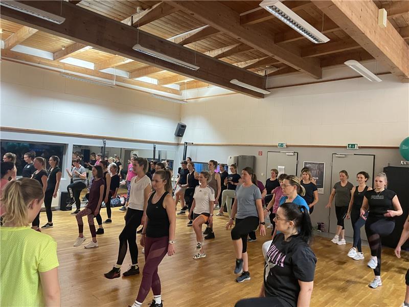 Der Pilates-Kurs fand viel Zuspruch. Foto: Rennwanz