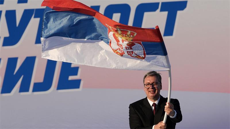 Richtungswahl entscheidet über die Zukunft Serbiens Der Populist Vucic liebäugelt mit Russland und China, dient sich aber auch westlichen Wirtschaftsinteressen an. (Archivbild)
