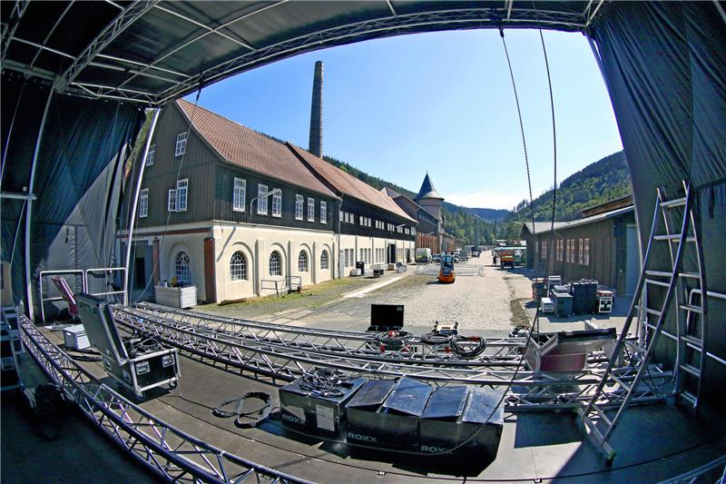Rammelsberg ist fast bereit fürs „Miner's Rock“-Open-Air Der Rammelsberg ist bereit für das große Open-Air-Wochenende von Miner‘s Rock. Foto: Epping