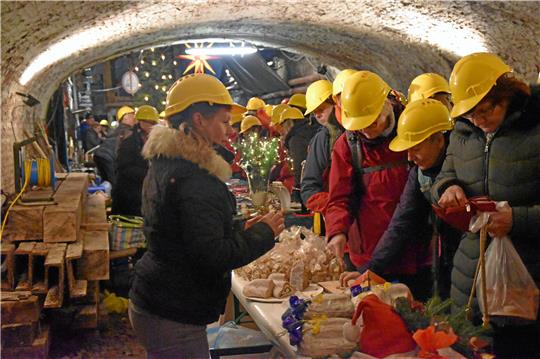 Der Rammelsberg lädt am dritten Adventswochenende zum Weihnachtsmarkt unter und über Tage ein. Fotos: GZ-Archiv / Welterbe Rammelsberg