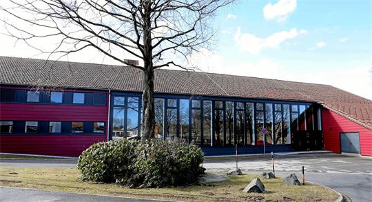 Die Stadthalle.