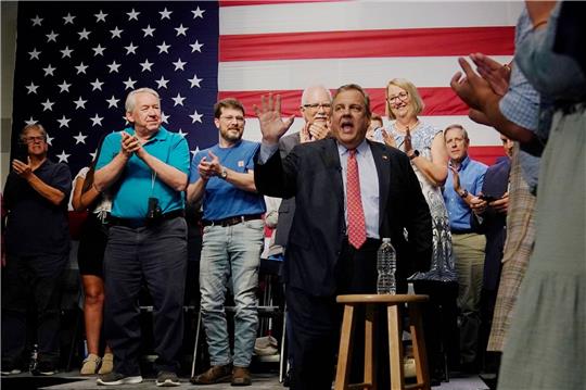 Der Republikaner und ehemalige Gouverneur von New Jersey, Chris Christie, tritt 2024 als Präsidentschaftskandidat an.
