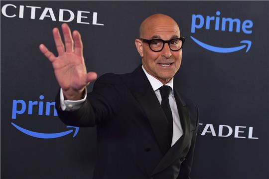 Der Schauspieler Stanley Tucci kommt zu einer Vorführung der Thriller-Serie «Citadel» in den USA.