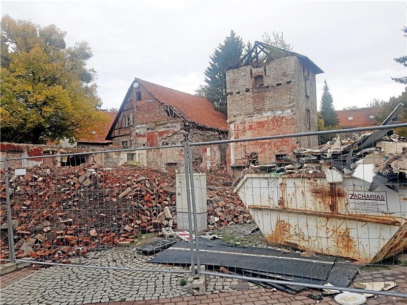 Der Schutt des alten Kinos ist belastet.  Foto: Paetzold