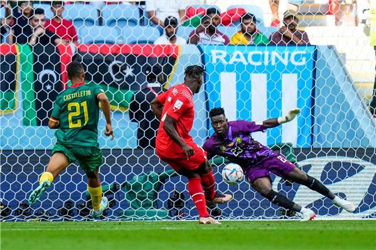 Der Schweizer Breel Embolo traf zum Sieg gegen Kamerun.