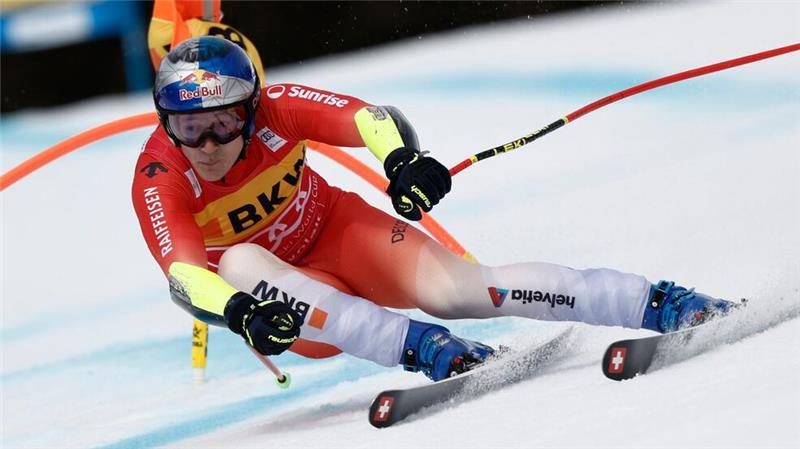 Ski-Star Odermatt gewinnt Super-G in Crans-Montana Der Schweizer Marco Odermatt feiert seinen achten Weltcup-Sieg in dieser Saison.