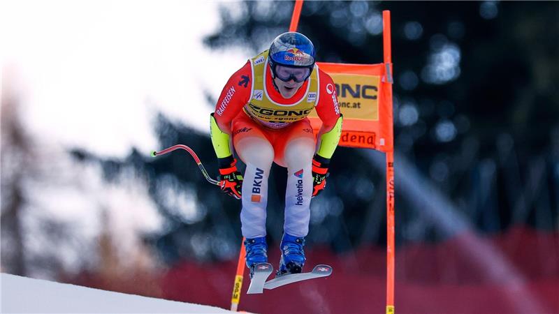 Der Schweizer Marco Odermatt musste sich diesmal mit Platz zwei begnügen.