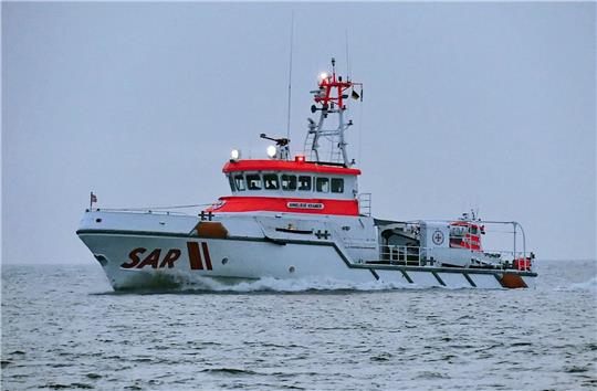 Der Seenotrettungskreuzer «Anneliese Kramer» im Einsatz in der Nordsee (2021).