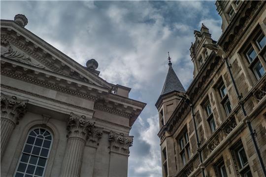 Der «Senat House Leap» in Cambridge - eine beliebte Route für Nachtkletterer.