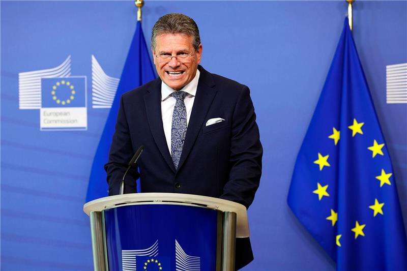 EU-Klimakommissar: Kernenergie wichtig gegen Klimawandel Der Slowake Maros Sefcovic hat den Posten als Klimakommissar im August vom Niederländer Frans Timmermans übernommen.