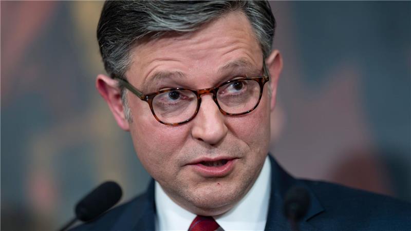 Der Sprecher des US-Repräsentantenhauses, Mike Johnson, ist nicht vom Haushaltsentwurf überzeugt. (Archivfoto)