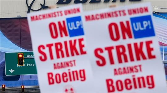 Der Streik bei Boeing wird damit weitergehen. (Archivbild)