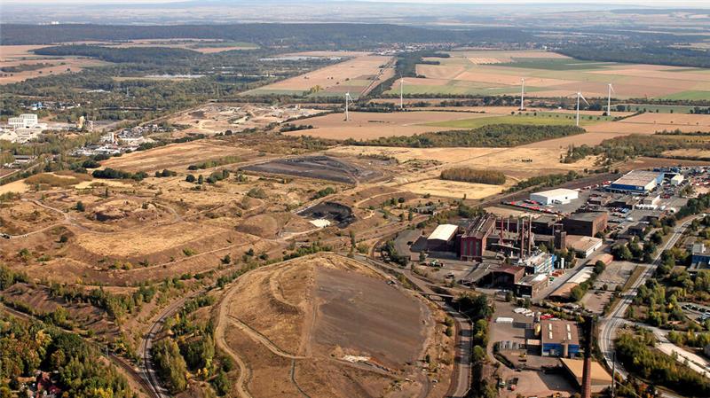 Harlingeröder Hüttengelände soll 300 Meter hohes Windrad bekommen Der Strom für das Hüttengelände (hier eine Luftaufnahme aus dem Jahr 2021) soll vor Ort erzeugt werden.