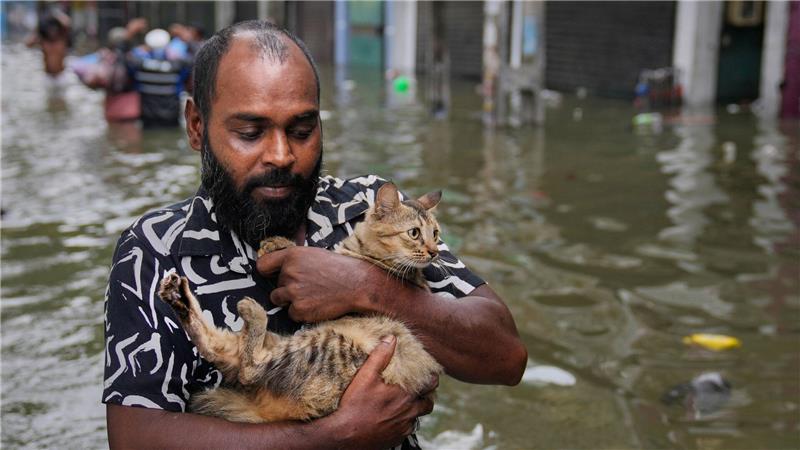 Der Sturm hatte in Teilen des Inselstaats heftige Regenfälle ausgelöst. 