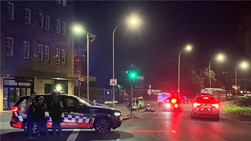 Der Tatort ist weiträumig abgesperrt.