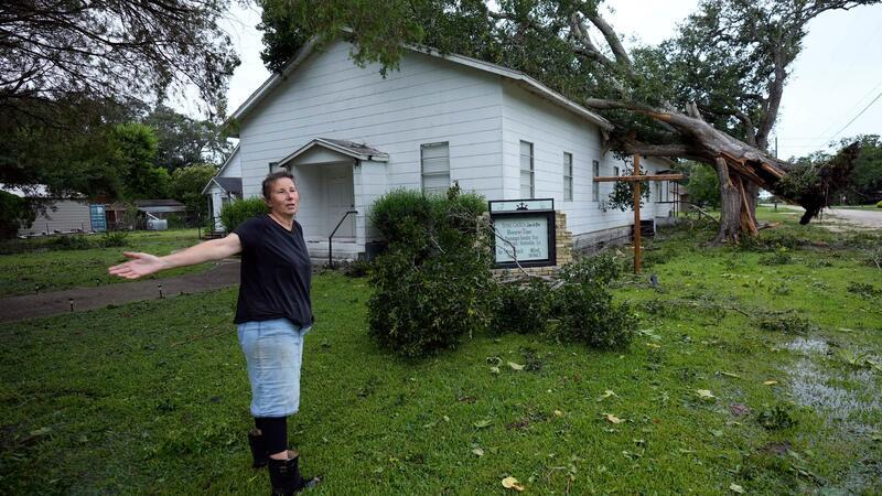 Tropensturm „Beryl“ zieht durch Texas - Mindestens vier Tote Der Tropensturm hat vielerorts Zerstörung hinterlassen.