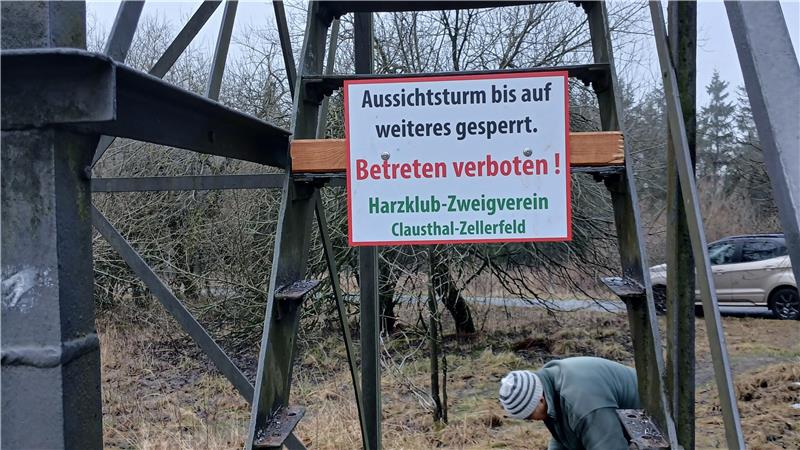 Oberharz: Schalker Turm bleibt bis auf Weiteres gesperrt Der Turm ist erst einmal gesperrt. Die Instandsetzung soll im nächsten Jahr erfolgen.