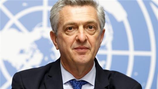 Der UN-Flüchtlingshochkommissar Filippo Grandi hat die Ukraine seit Beginn des russischen Überfalls vor mehr als zwei Jahren bereits mehrfach besucht und sichert in Kiew nun weitere Hilfe zu. (Archivbild)