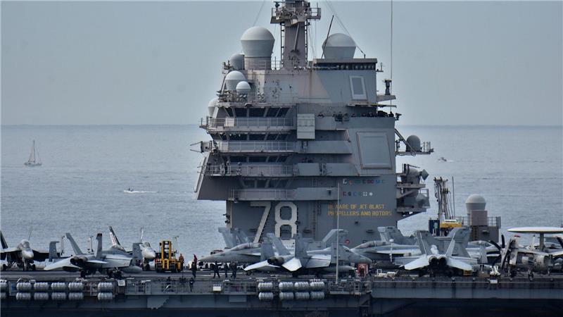 Bilder des Tages Der US-Flugzeugträger USS Gerald R. Ford kommt in Marseille an.