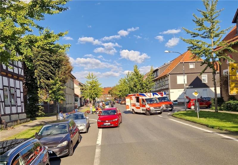 Der Unfall ereignete sich auf der Bismarckstraße. Foto: Lunkewitz