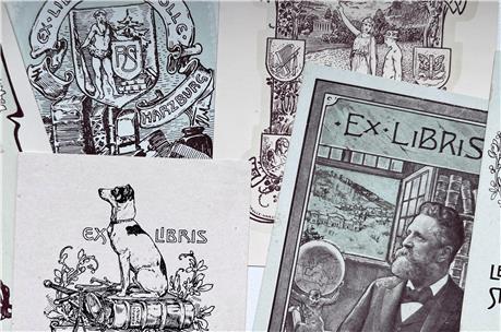 Bookplates in Bad Harzburg: This is the enigmatic artist Nernst