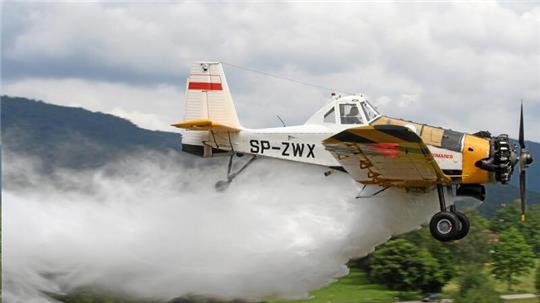 Das Löschflugzeug des Landkreises Harz.