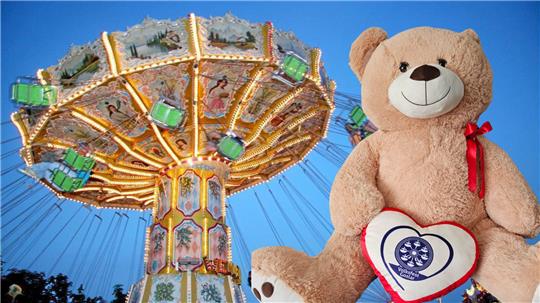 Der Volksfest-Teddy sucht einen Namen. Reichen Sie Ihren Vorschlag ein. Foto: GZ-Archiv
