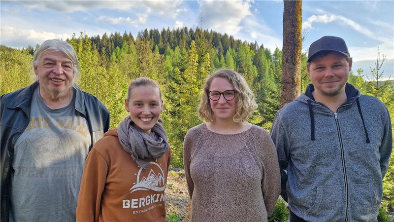 Der Vorstand des neuen Mitmach-Vereins (v.l.): Schriftführer Gismo Pracht, Zweite Vorsitzende Raika Wernecke, Vorsitzende Nicole Hildebrandt und Kassenwart Robin Hildebrandt.