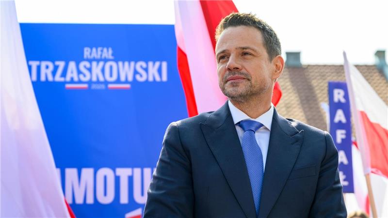 Der Warschauer Oberbürgermeister Rafal Trzaskowski tritt bei Polens Präsidentenwahl für das Lager von Regierungschef Donald Tusk an. (Archivbild)