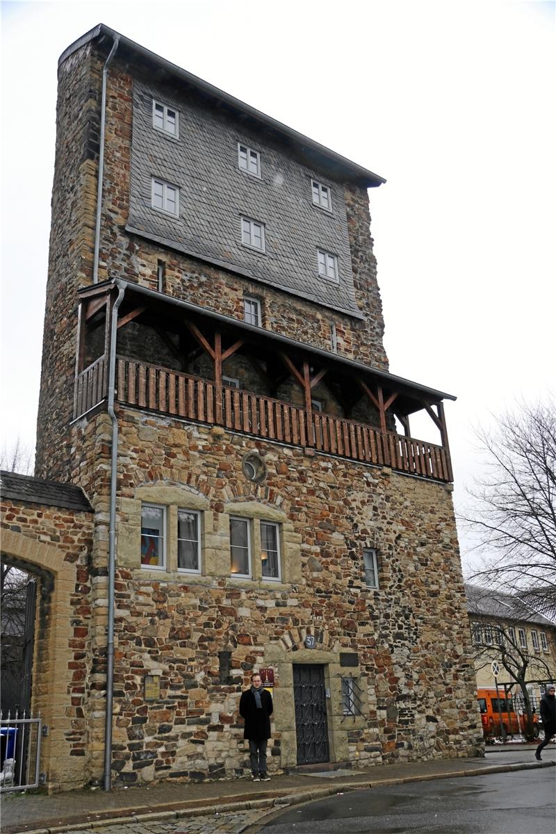 Der Weberturm in der Mauerstraße.