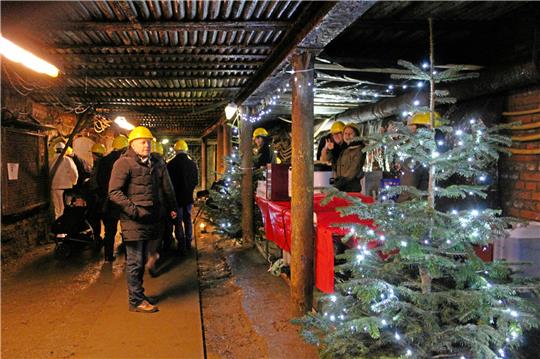 Der „Weihnachtliche Rammelsberg“ ist eine Attraktion in der Adventszeit. Foto: Welterbe