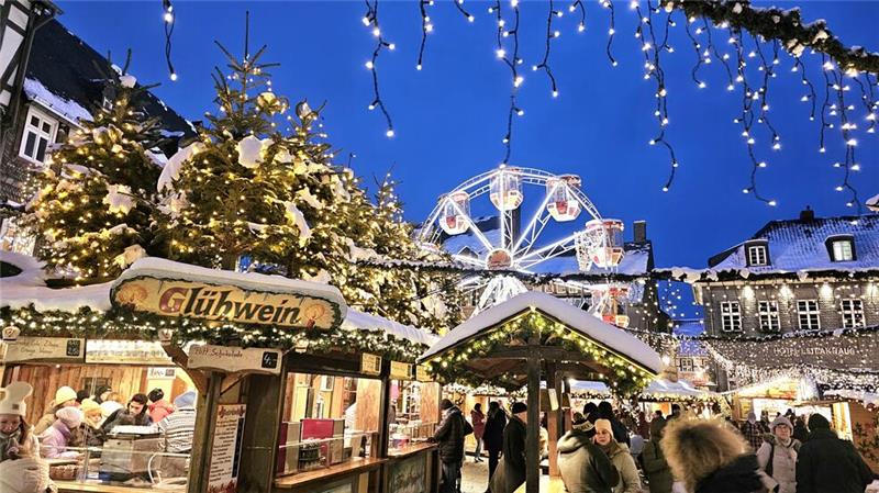 Die Weihnachtsmarkt-Festspiele können bald beginnen Der Weihnachtsmarkt beginnt am 27. November, dann wird auch das Riesenrad wieder seine Runden drehen.