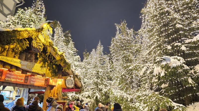 Der Weihnachtswald wird oft als märchenhaft beschrieben.