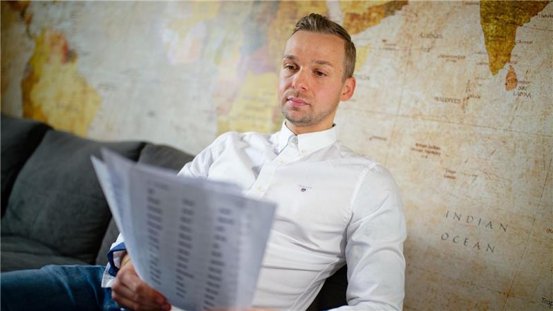 „Wenn ich nervös bin, ist es schlimmer“ Der Weinheimer Nicolas Will stottert und übt täglich flüssiges Sprechen mit verschiedenen Übungen.