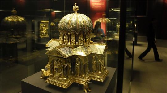 Der Welfenschatz umfasst mittelalterliche Goldreliquien im dreistelligen Millionenwert. (Archivbild) 