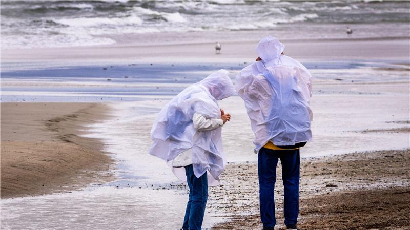 Der Wind an der Nordsee bläst das gesamte Wochenende über. (Symbolbild)