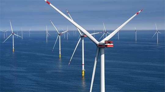 Der Windpark He Dreiht besteht aus 64 Windenergieanlagen. (Archivbild)