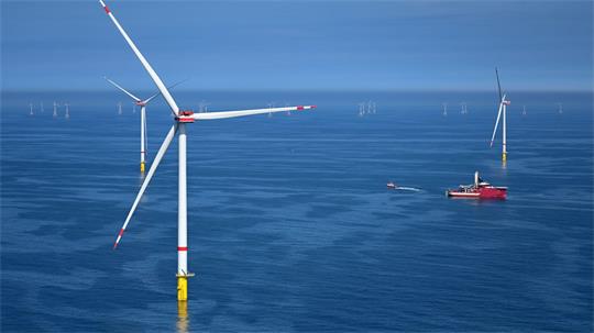 Der Windpark He Dreiht besteht aus 64 Windenergieanlagen. (Archivbild) 