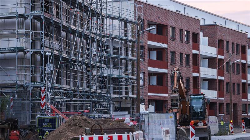 Mehr Baugenehmigungen nur bei Einfamilienhäusern Der Wohnungsbau in Mehrfamilienhäusern stagniert. (Archivbild)