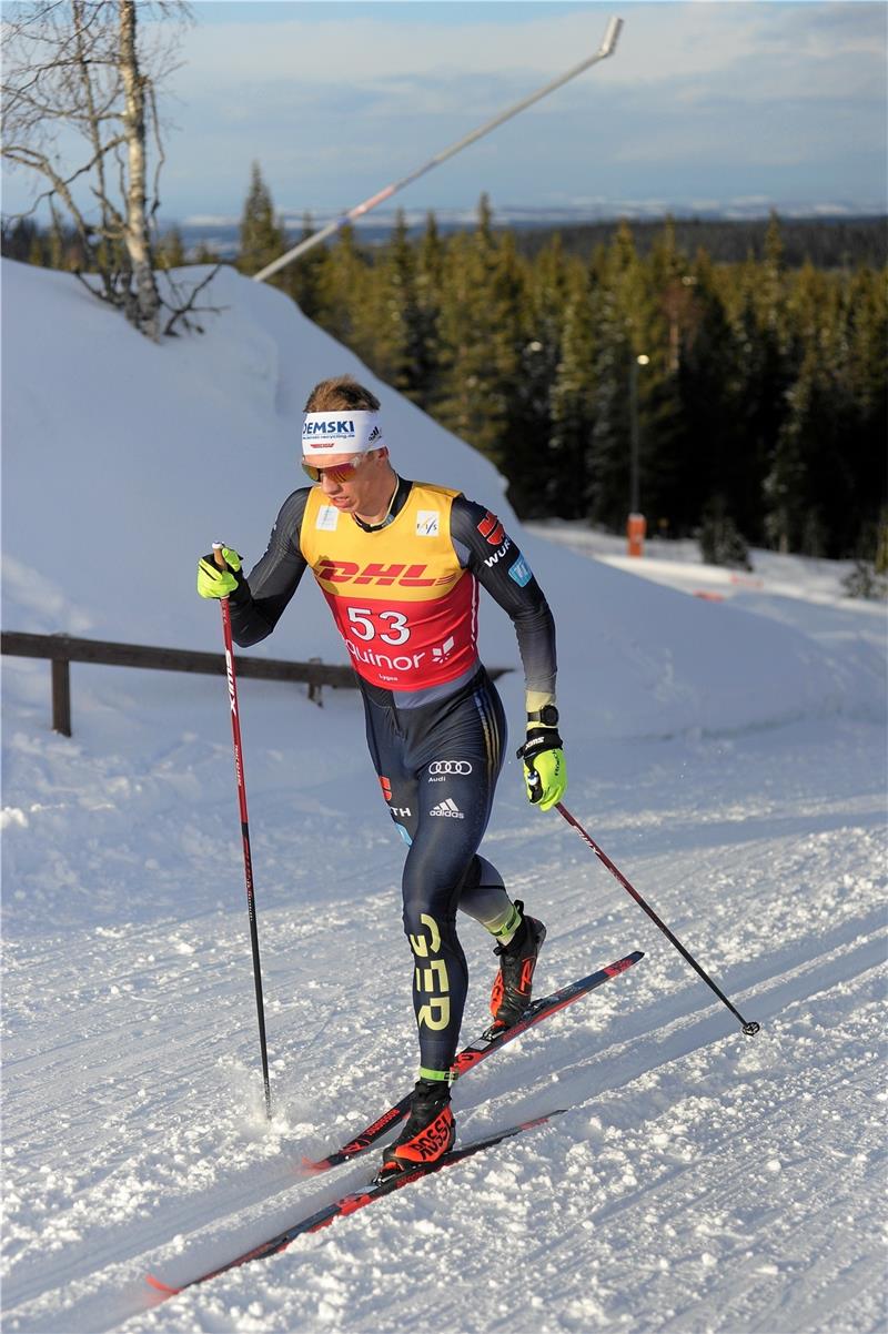 Skilangläufer Jan-Friedrich Doerks löst WM-Ticket Der aus Bad Harzburg stammende Jan-Friedrich Doerks steht bei seinem ersten Weltcup-Einsatz gleich vor einer Herausforderung. In Oberhof hofft er auf die noch fehlende Teilnorm für die U 23-Weltmeisterschaft. Foto: GZ-Archiv