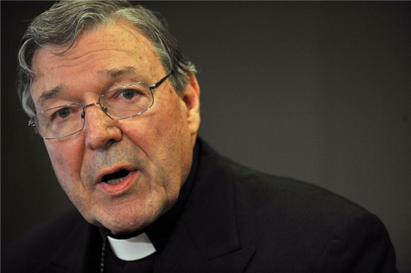 Der australische Kurienkardinal George Pell während einer Pressekonferenz in Sydney.