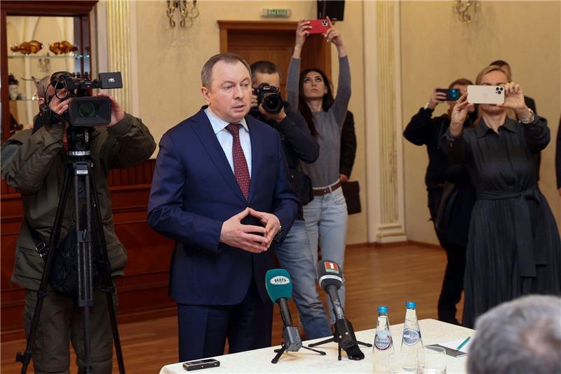 Belarussischer Außenminister überraschend gestorben Der belarussischen Außenminister Wladimir Makej ist gestorben. (Archivbild)