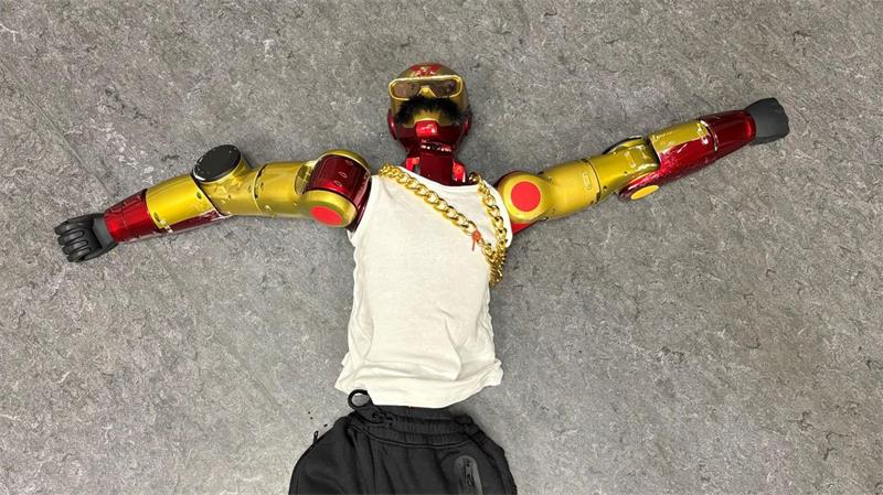 Der beschlagnahmte Roboter. 