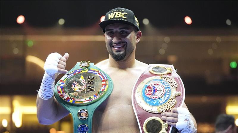 WM-Kampf rückt näher: Schwergewichtler Kabayel besiegt Zhang Der deutsche Boxer Agit Kabayel feiert den nächsten Erfolg (Archiv).