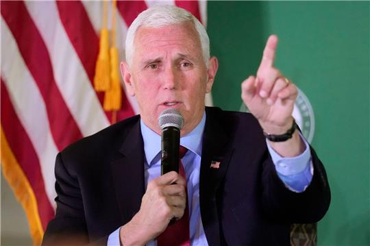 Der ehemalige US-Vizepräsident Mike Pence hatte sich auch für die Präsidentschaftskandidatur beworben.