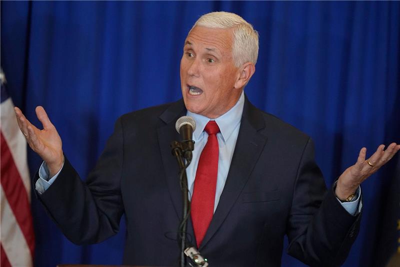 Richter ordnet Pence-Aussage in Trump-Ermittlungen an Der ehemalige US-Vizepräsident Mike Pence könnte in den Ermittlungen gegen Donald Trump aussagen.
