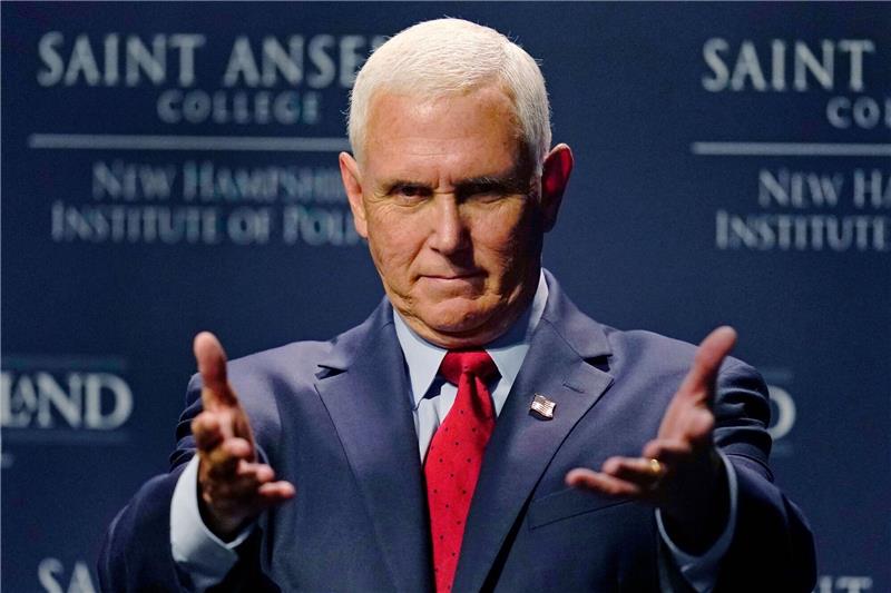 US-Wahl: Wer sind die möglichen Bewerber für 2024? Der ehemalige US-Vizepräsident Mike Pence von den Republikanern.