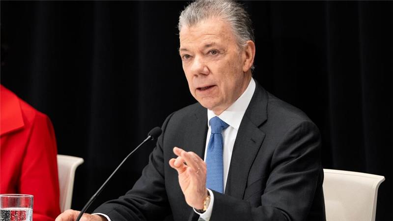 Der ehemalige kolumbianische Präsident und Friedensnobelpreisträger Juan Manuel Santos warnte vor verschiedenen existenziellen Bedrohungen.